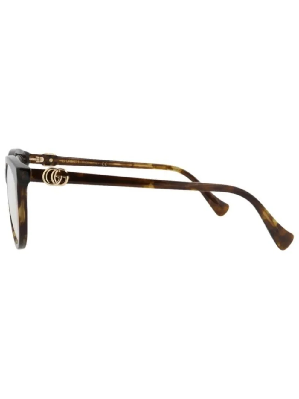 New Gucci Womens Round/Oval Havana Havana Transparent Fashion Designer Eyeglasse